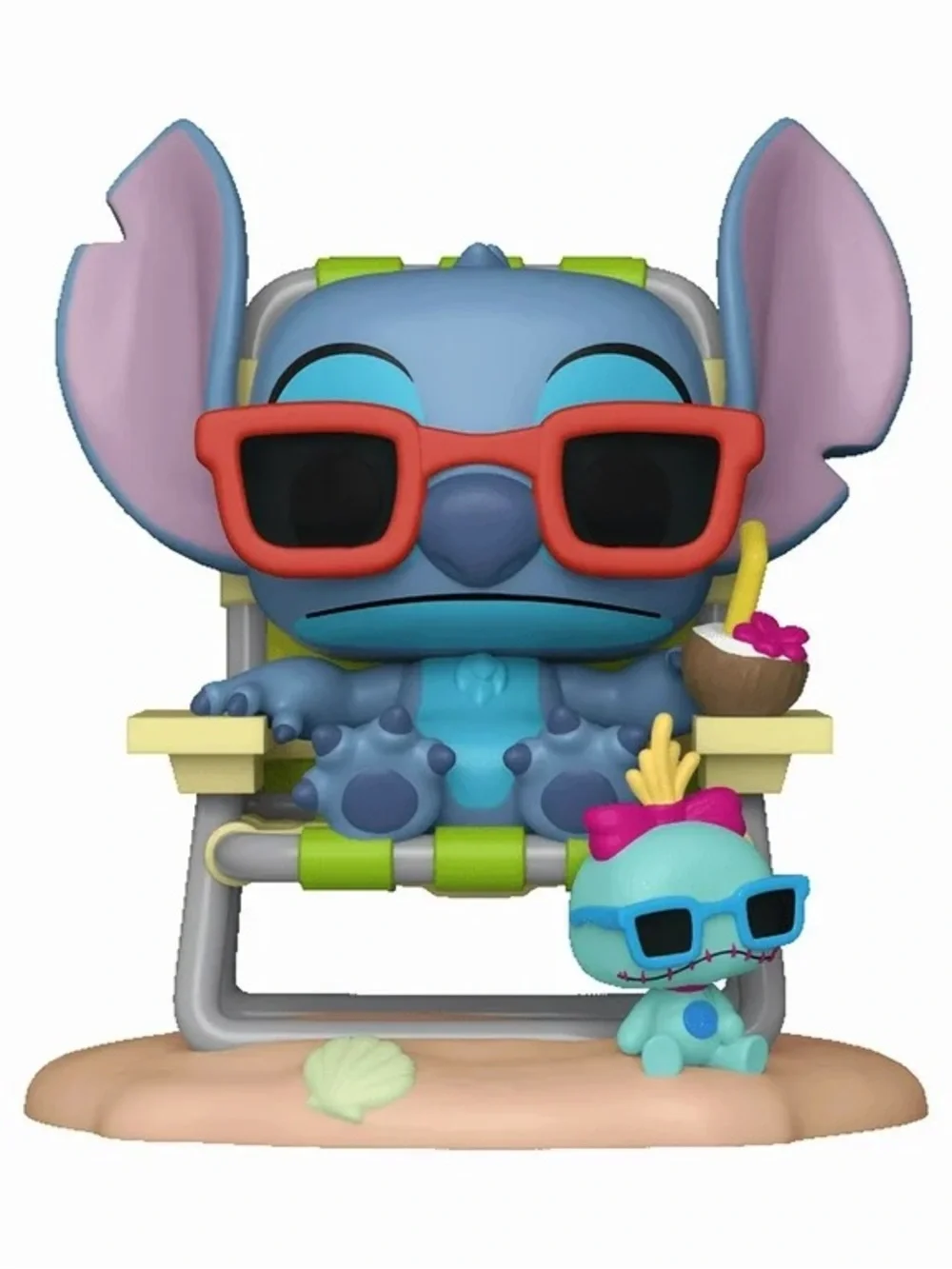 Funko Pop! Lilo & Stitch Stitch in Sunlounger - Blue with Red Sunglasses